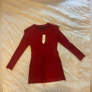 White House Black Market XXS red sweater